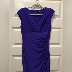 Ralph Lauren deep purple dress